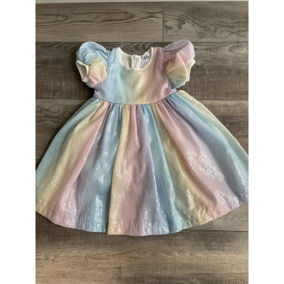 Lola + The Boys Other - Lola + The Boys Rainbow Sequin Dress